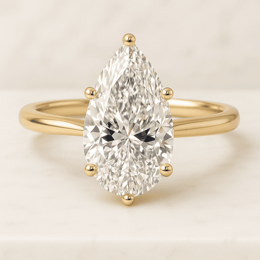 Halo Engagement Ring Round Diamond Proposal Ring for Her Round Cut Diamond Anniversary Ring Genuine Lab Grown Diamond Ring Birthday Gifts