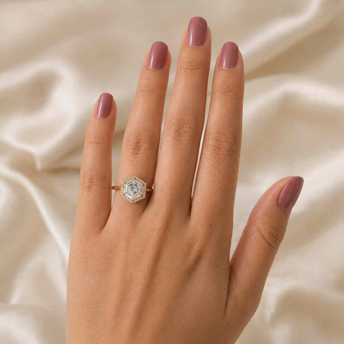 Halo Split Shank Diamond Engagement Ring D VVS2 IGI Certified Diamond Promise Ring