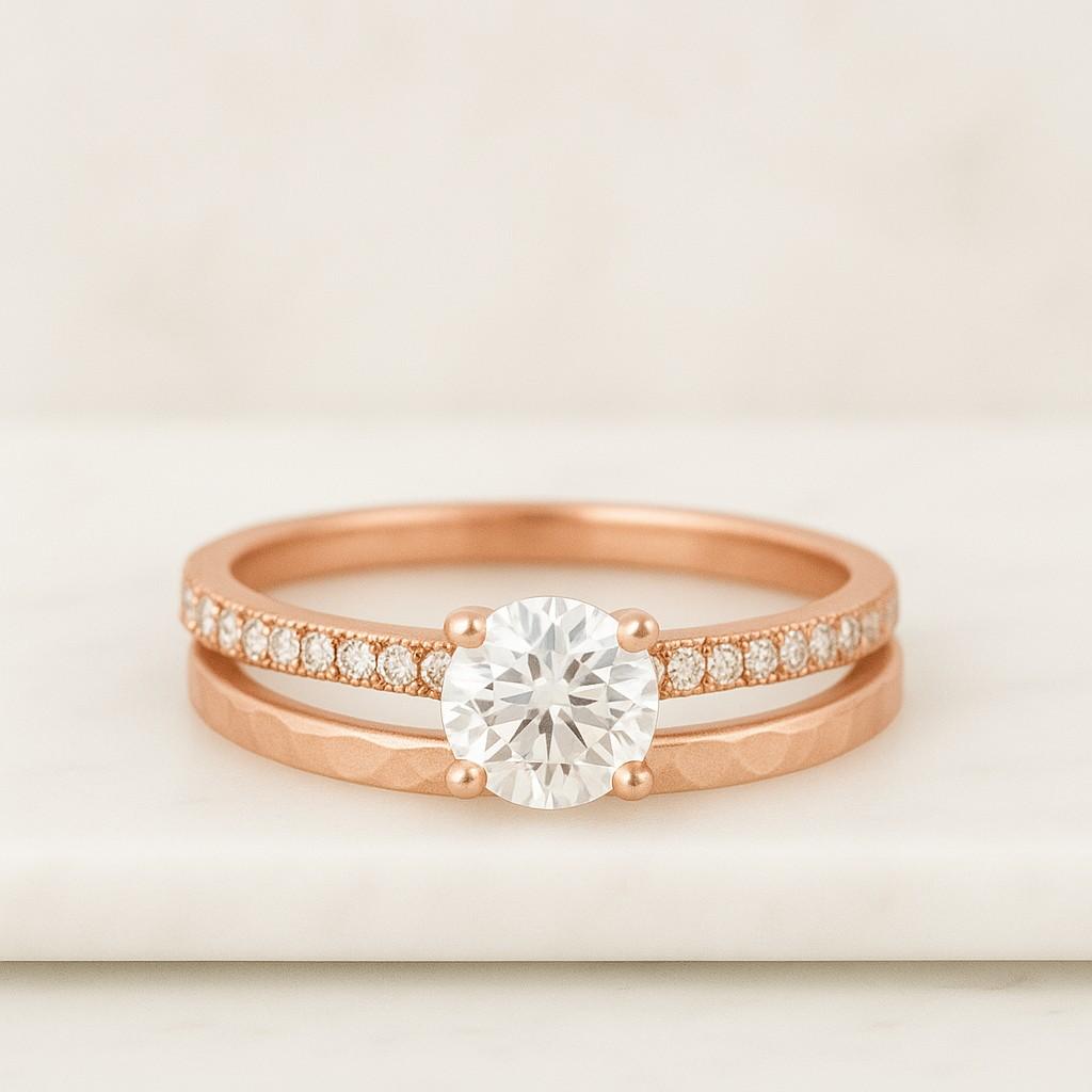 Hammered Gold Tungsten Ring Gold Tungsten Ring Mens Wedding Band Men s Engagement Ring