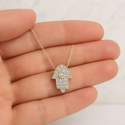 Hamsa Hand Evil Eye Talisman Gift For Jewellery Gift for Mom Girlfriend