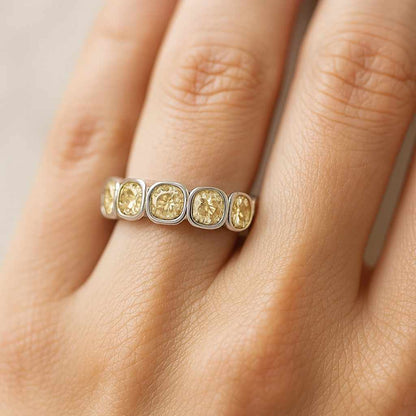 Hand Made Diamond Personalized Band For Bridesmaid Gift