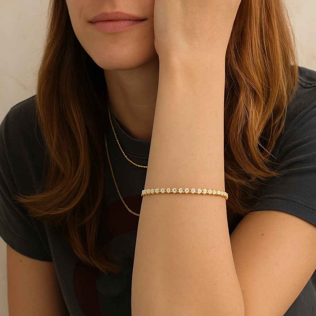 Diamond Bracelet 925 Sterling Silver Diamond Bracelet Iced Out Jewelry