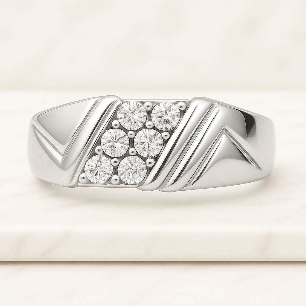 Handmade Jewelry For Her Moissanite Pear Cut Wave Ring 18K Yellow Gold Bridal Engagement