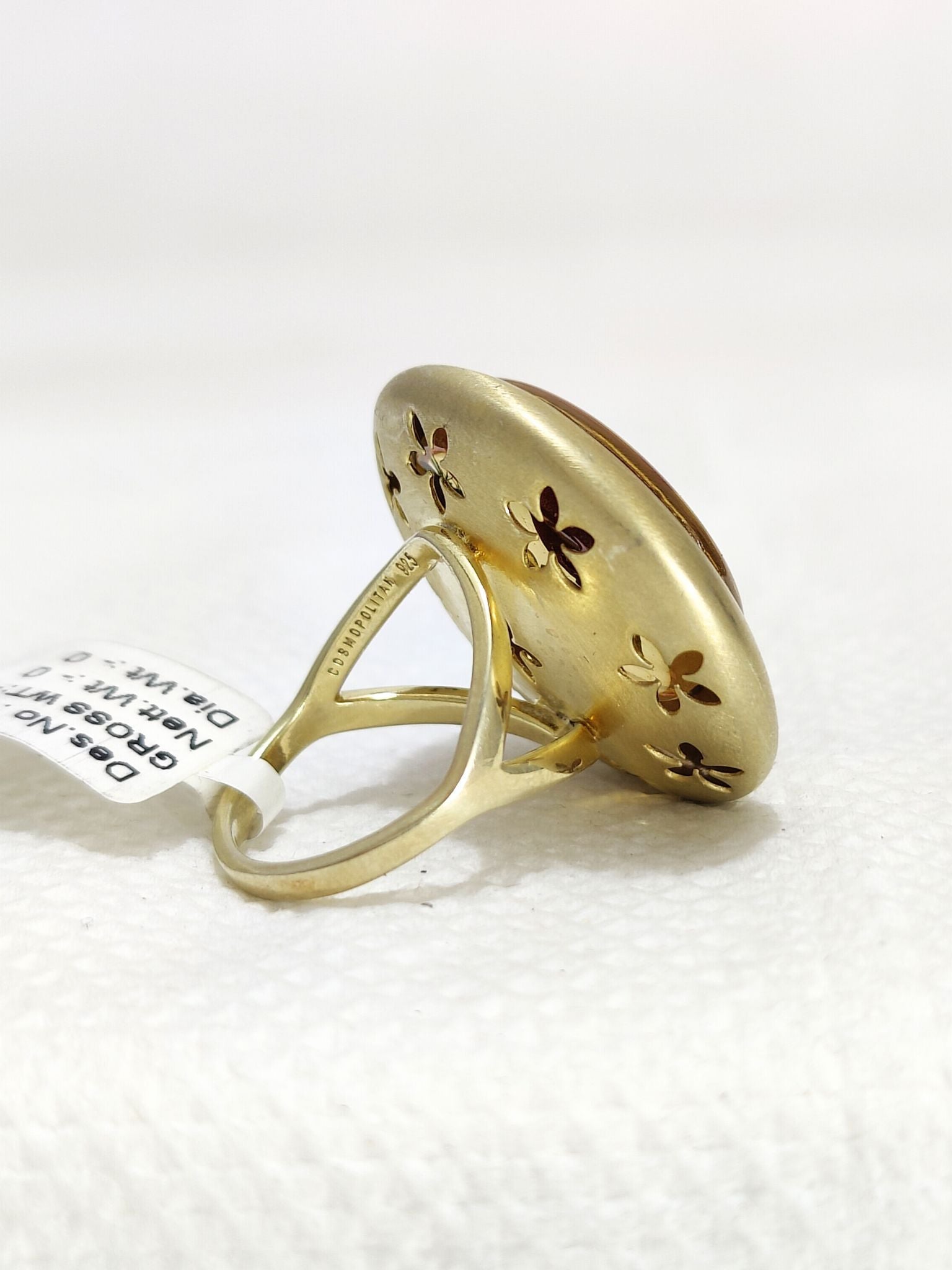 Handmade Pressed Flower Ring, Dried Flower Resin Ring