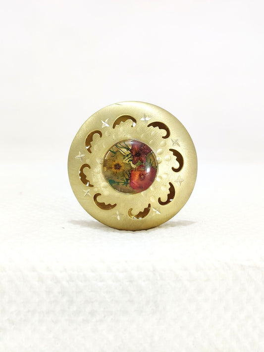 Handmade Real Pressed Flower Ring