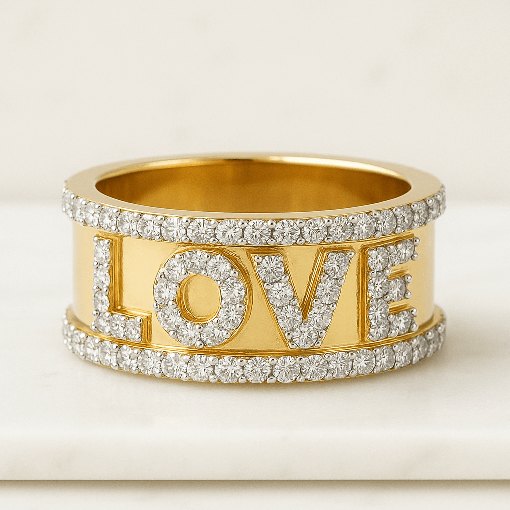 Lab Grown Diamond Half Eternity Band Pear & Round Diamond Wedding Band