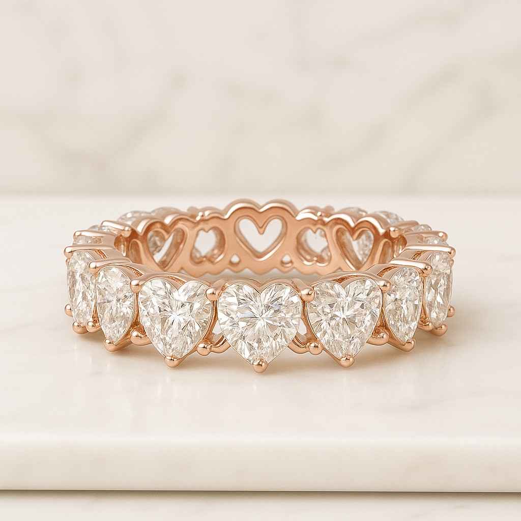 Heart Diamond Band
