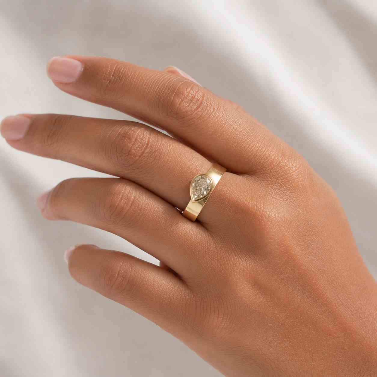 heart emerald cut engagement ring, 4.10ct two stone 