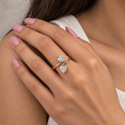 Heart Lab Grown Diamond Engagement Ring