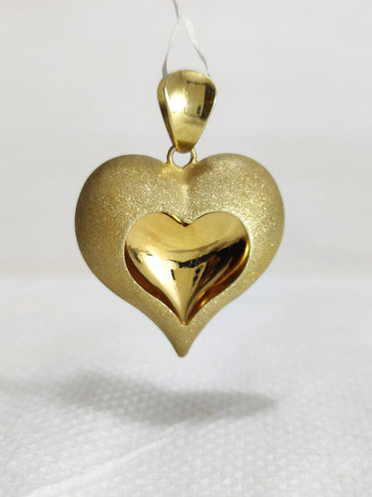Heart Shape Bezel Set Moissanite Drop Earrings