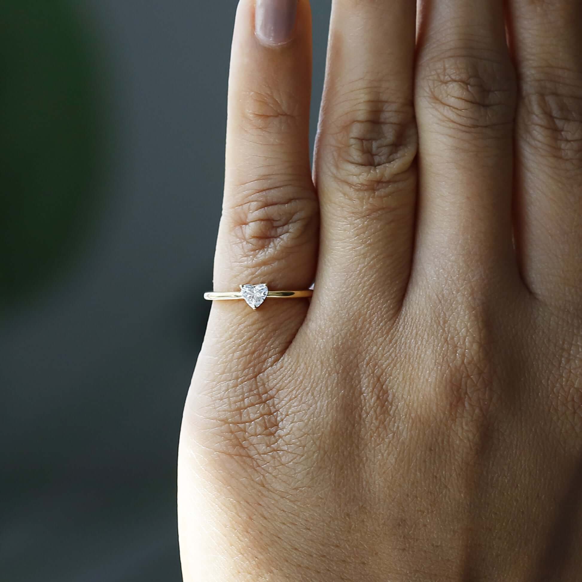 Heart Shape Diamond Ring