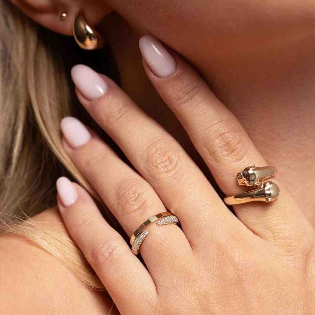 Hexagon Cyan Blue Green Moissanite Halo Stud Earrings
