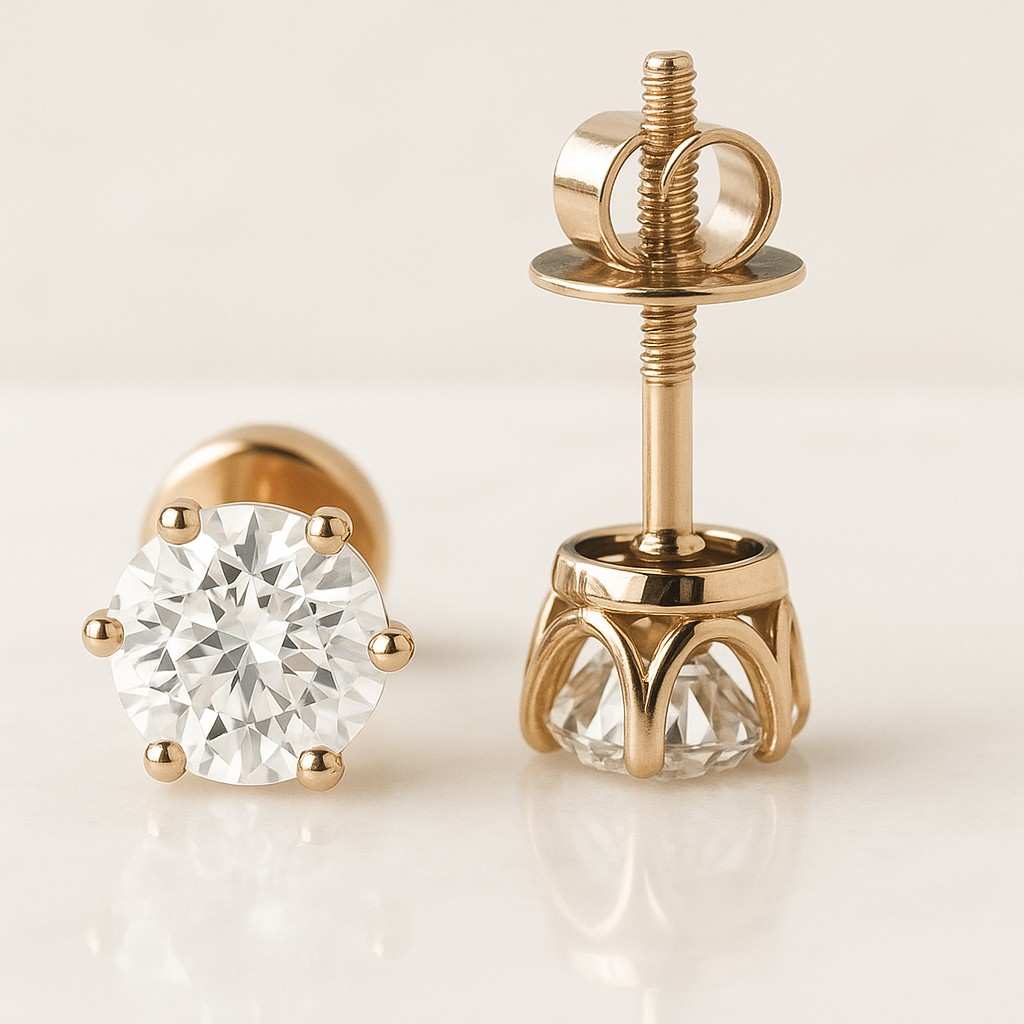 Hidden Halo Solitaire Ring Dainty Pave Band 14K Gold Ring IGI Certified