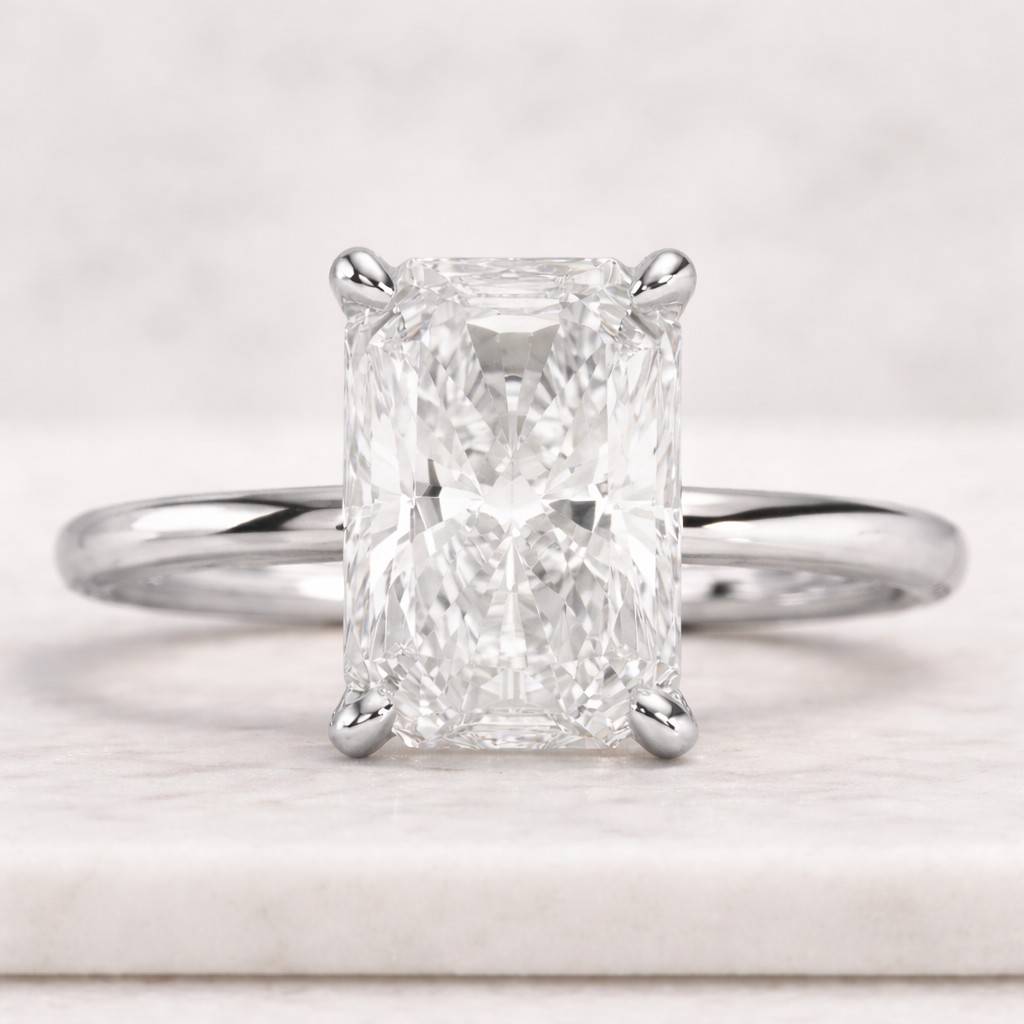 hidden halo engagement ring