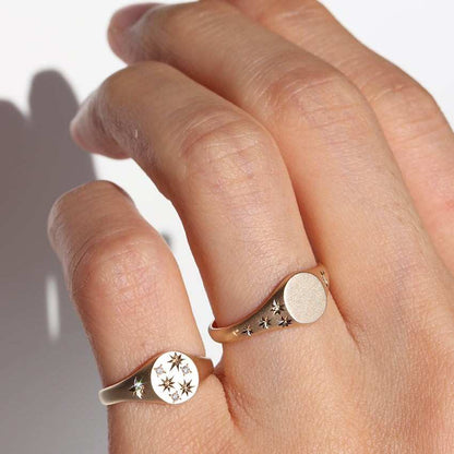 Hidden Halo Set Engagement Ring 14k White Gold Proposal Ring for Women