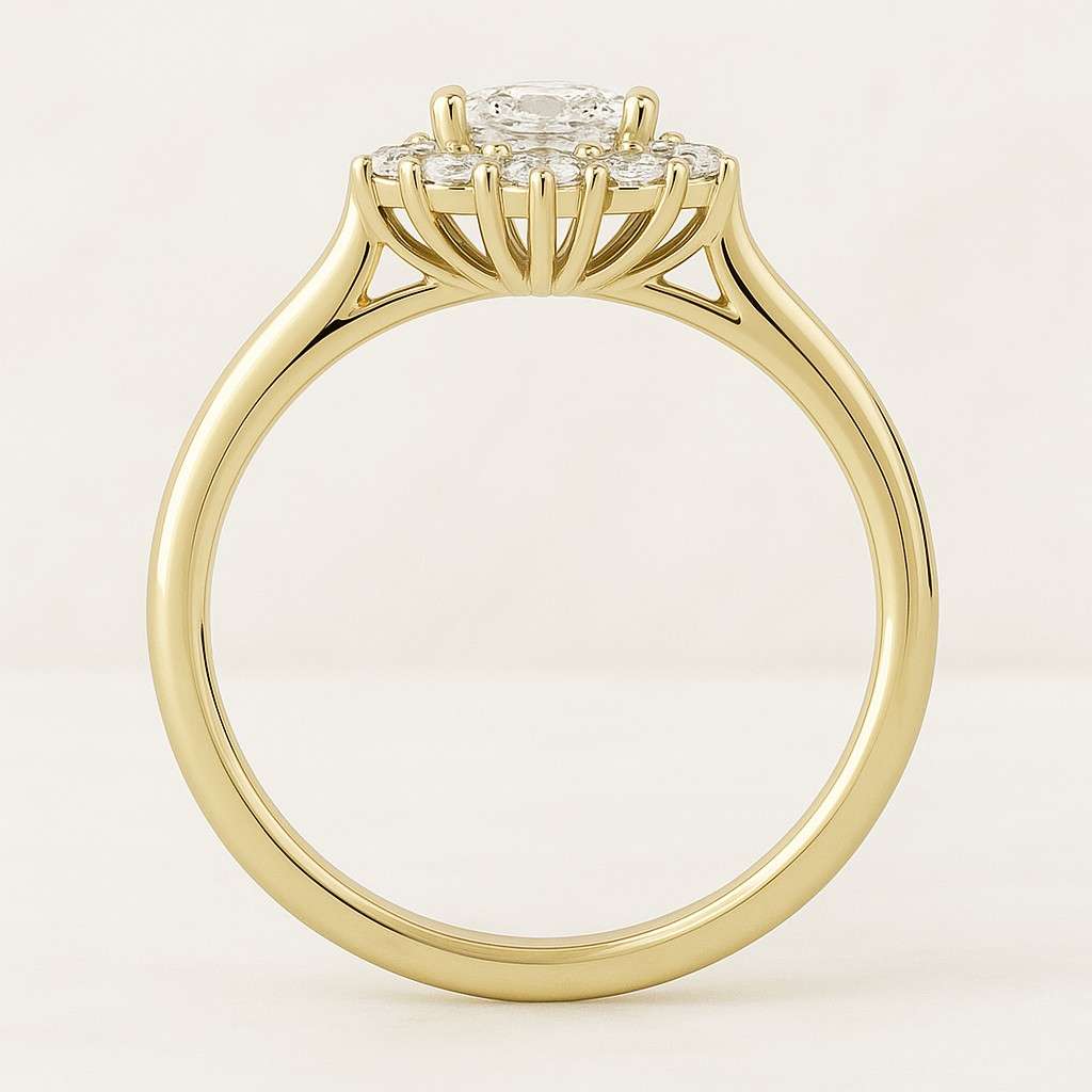 IGI Certified Lab Grown Diamond Proposal Ring Anniversary Gift For Her