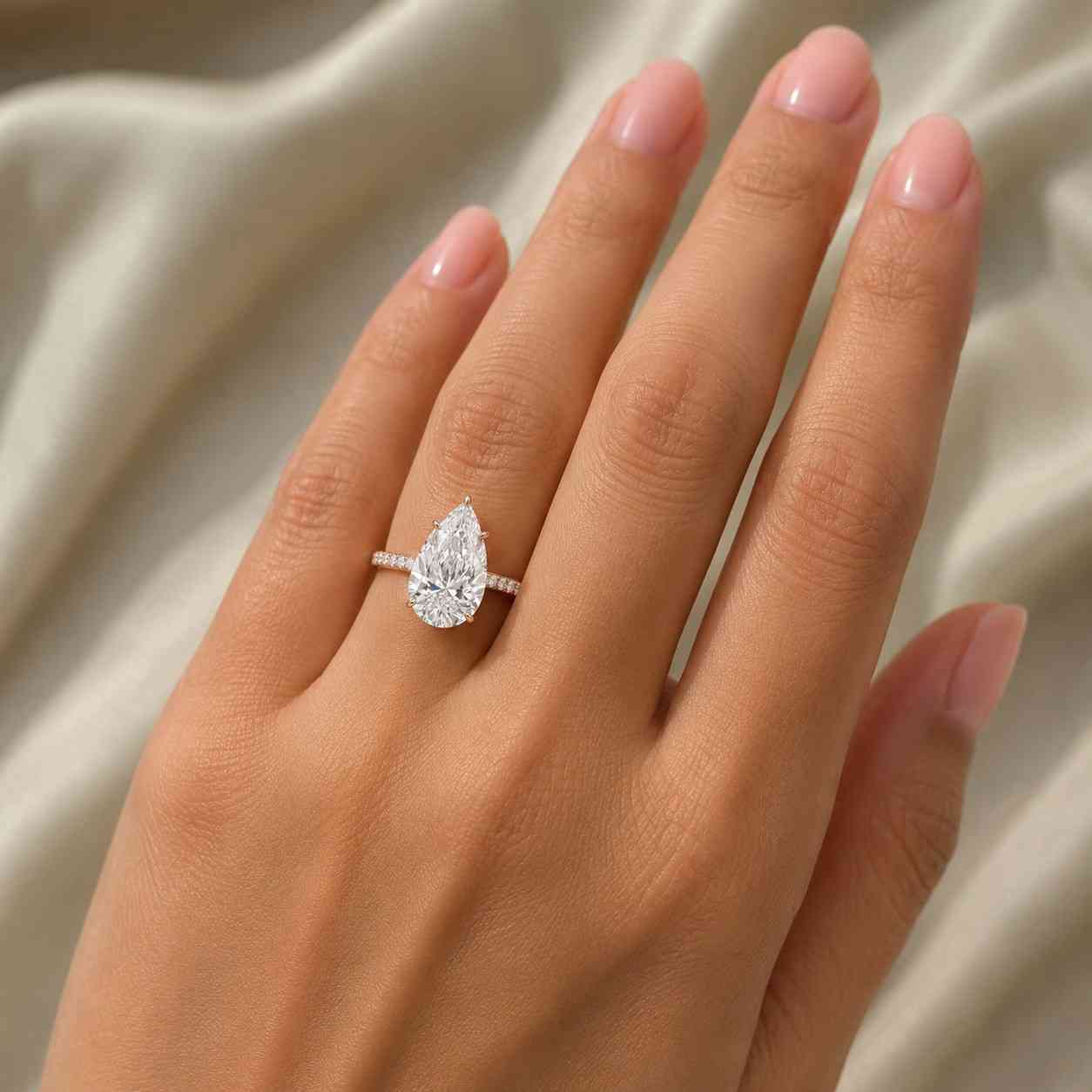 igi certified 3.00ct oval cut lab grown diamond hidden halo engagement ring, solid gold 10k 14k 18k, bridal jewelry, special occasion gift