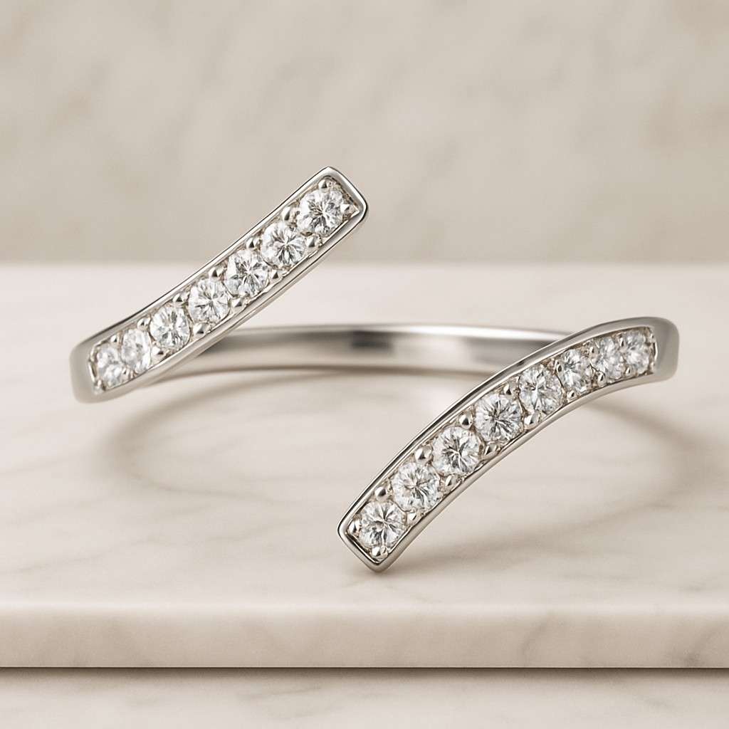 IGI Certified Diamond Ring White Gold Ring Round Cut Diamond Engagement Ring E/VS1 Lab Grown Diamond Ring, Danity Hidden Halo Wedding Ring
