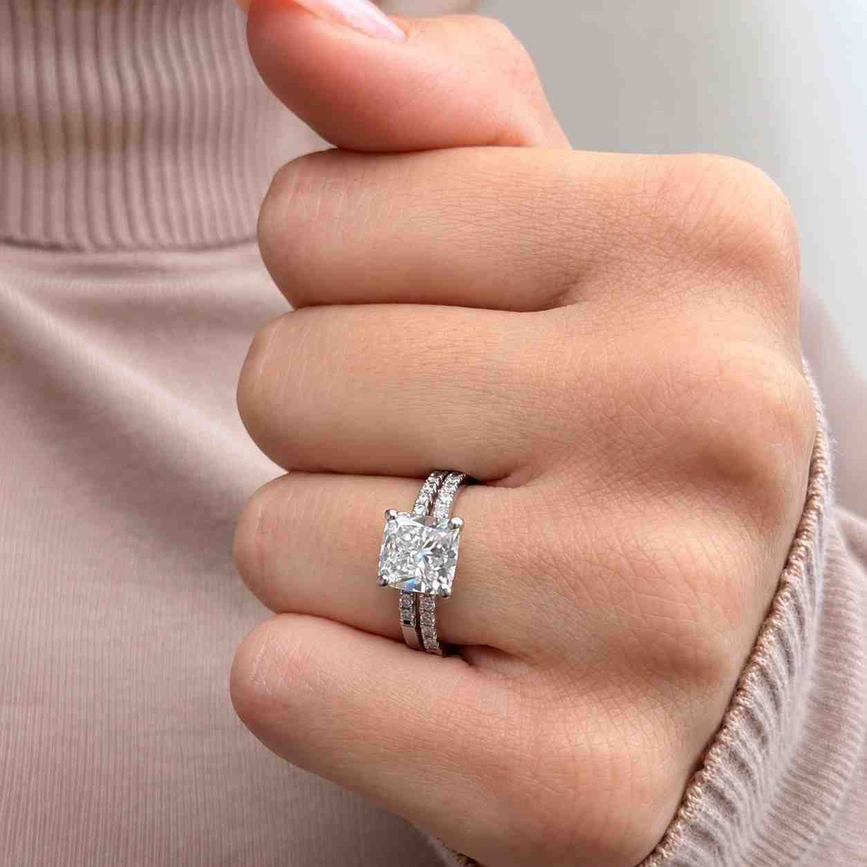  IGI Certified Lab Grown Diamond Ring: Solitaire Ring 10k Yellow Gold