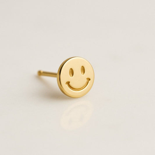 IGI Certified Lab Grown Diamond Stud Earrings 14K Gold Solitaire