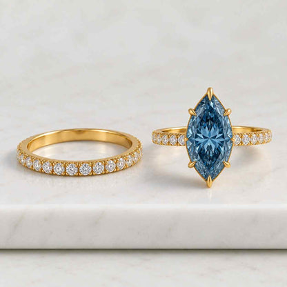 IGI Certified, Oval Lab Grown Diamond Engagement Ring, Distance Pave Band, 14k Gold
