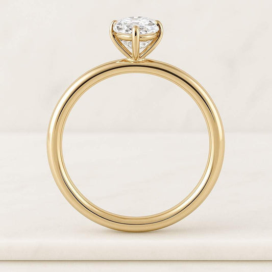 IGI Certified Ring with Matching Band Lab Grown Diamond Bridal Set for Her Anniversary Rings 