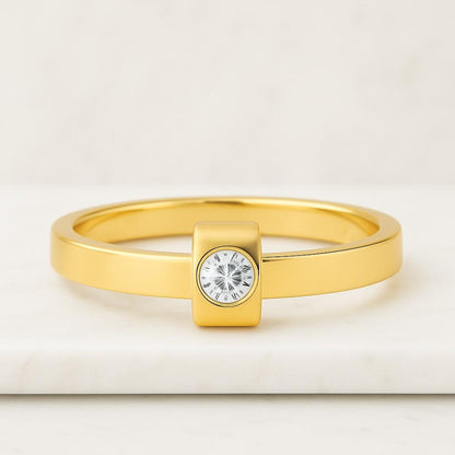 IGI Certified Round Cut 0.5-3.0CT Lab Grown Diamond Engagement Ring, Micro Pave Halo Lab Diamond Ring, CVD Diamond Engagement Ring Eco Ring
