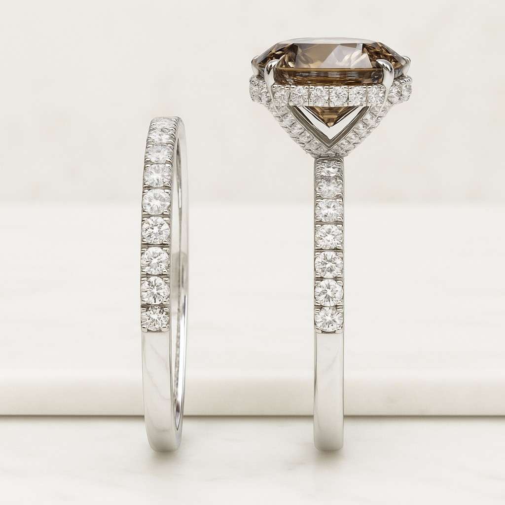 IGI Certified diamond Wedding ring for her Anniversary ring Elongated Cushion Cut Lab-Grown Diamond Engagement Ring