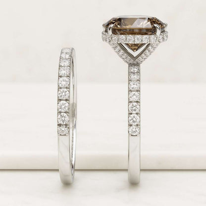 IGI Certified diamond Wedding ring for her Anniversary ring Elongated Cushion Cut Lab-Grown Diamond Engagement Ring