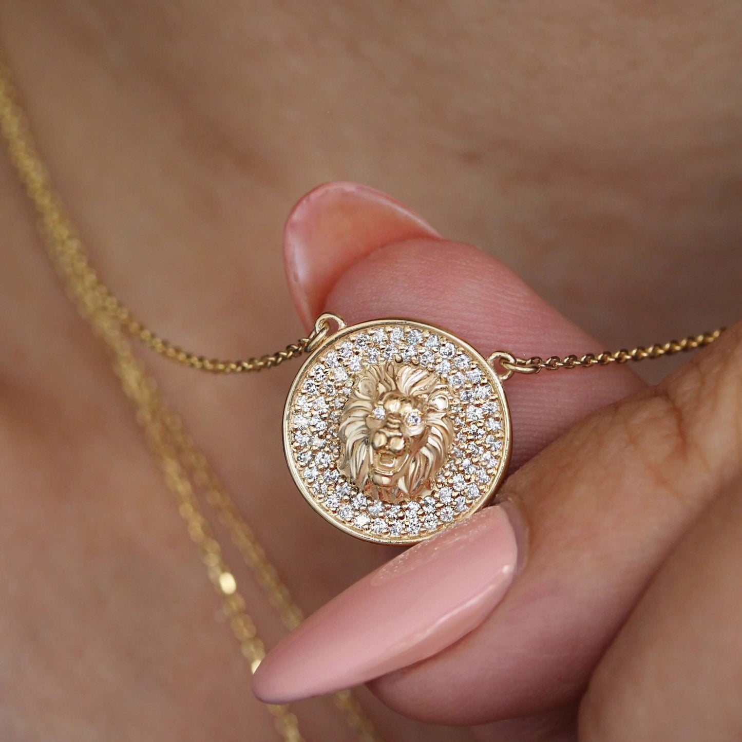 Iced Necklace- Angel Necklace- Hip Hop Chain- Iced Jewellery
Diamond Panther 14K Solid Gold Charm Pendant