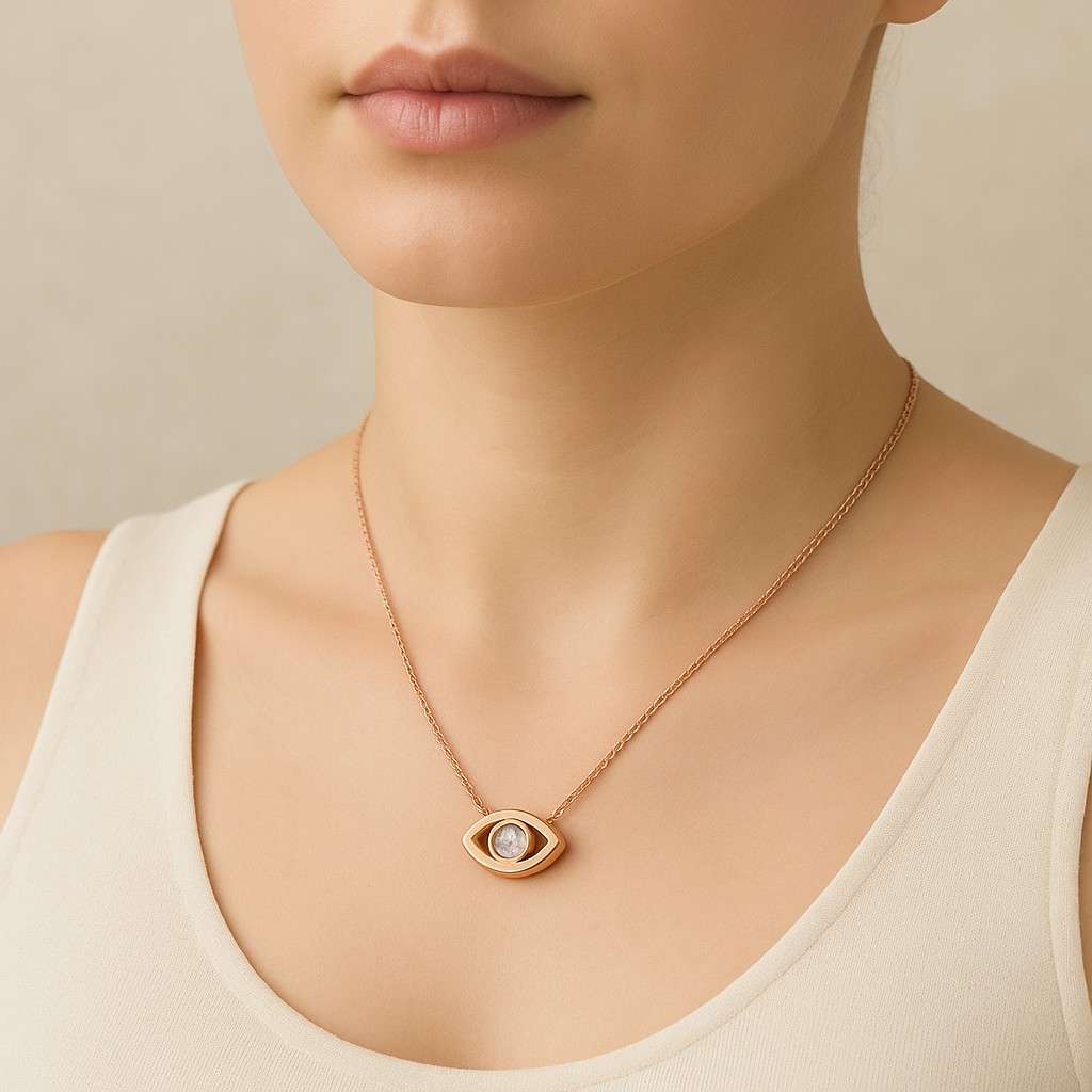 Infinity Circle Pendant with Round Lab Diamond in Real Gold or Silver  Eternal Love Necklace  Minimalist Promise Jewelry Gift for Her