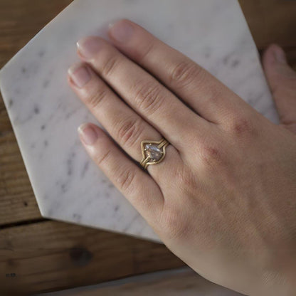Crown Band Infinity Heart Cubic Zirconia Ring