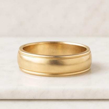 Infinity Lab Grown Diamond Wedding Band, 14K Yellow Gold Band, Delicate Pave Diamond Ring, Women's Modern Stacking Matching Anniversary Ring