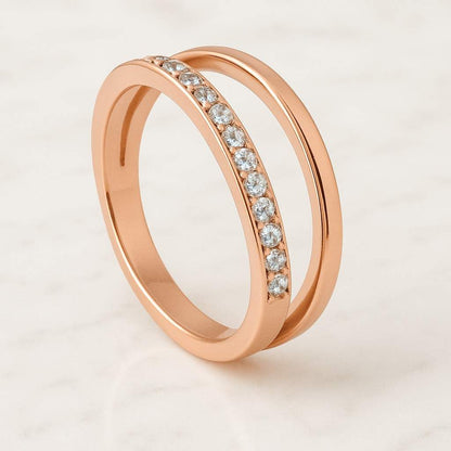 Invisible Set Diamond Band Stackable Band anniversary Gift