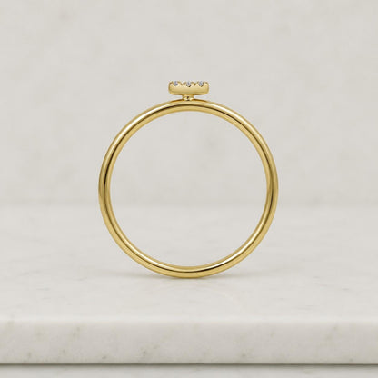 L initial ring alphabet jewelry letter jewelry name initial ring tiny letter ring micro pave ring slim gold ring stacking band layering ring feminine ring chic ring classic ring custom jewelry