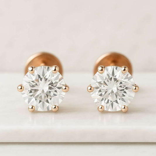 Lab-Grown Diamond Stud Earrings, 0.20-5.0 Carat Lab Diamond Earring