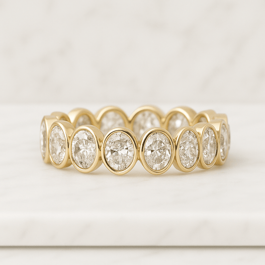 14K Gold Stacking Promise Ring Matching Anniversary Band