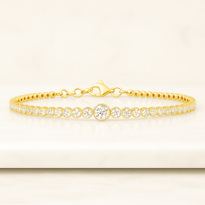 Lab Grown Diamond Bangle Bracelet 14k Solid Gold Mix Cut, Lab Diamond Bangle, 14k gold CVD Diamond Bangle, diamond bracelet, Gifts For Her