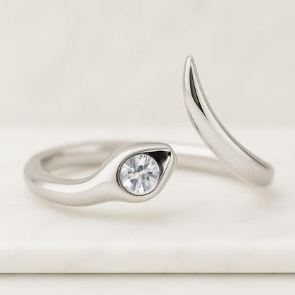 Anniversary Ring for Wife Tiny Diamond Band Diamond Stackable Ring Lab Grown Diamond Stacking Band Diamond Wedding Ring Bridal Ring for Her