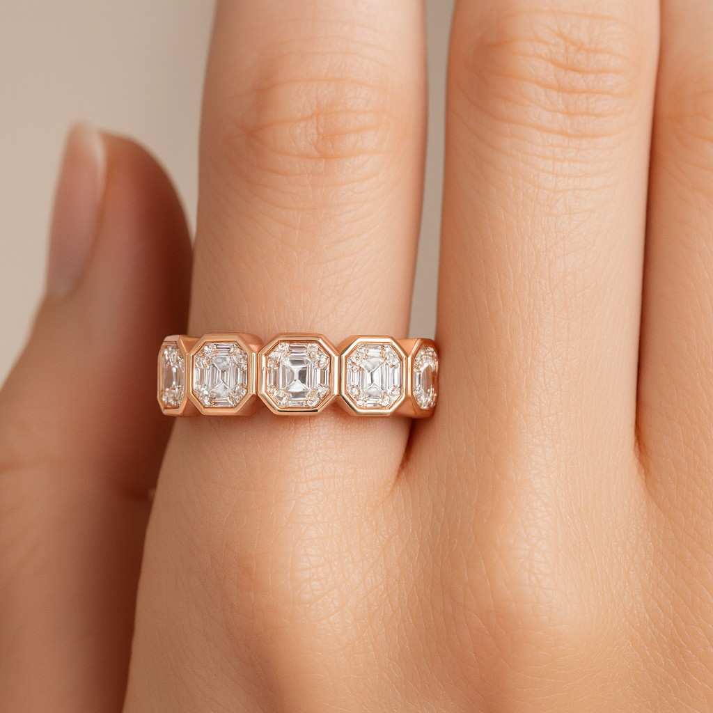 Simple Diamond Ring for Women 1 Carat Diamond Ring for Anniversary Gift