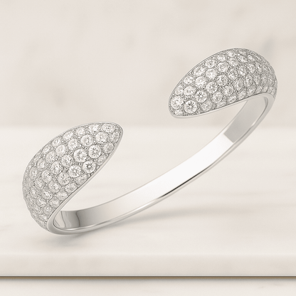 Heart Shape Lab-Grown Diamond Hoop, Multi Heart Earrings, Heart Cut Diamond Earrings