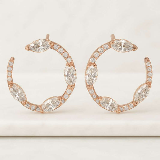 Lab Created Diamond Earrings Lab Grown Marquise Diamond Earrings