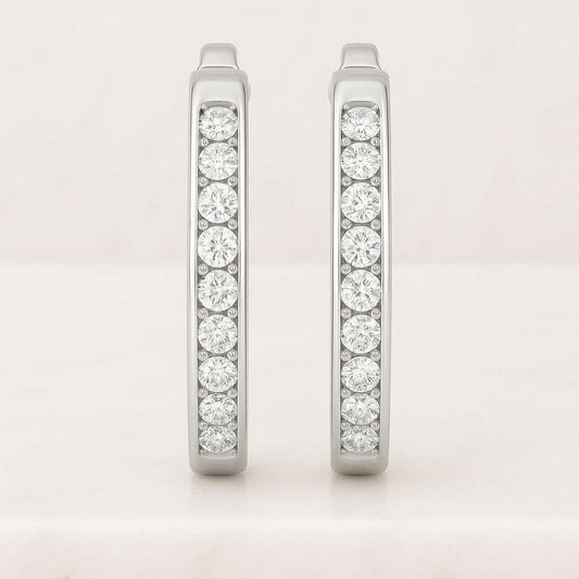 Lab Diamond Earring Birthday Gift For Her Anniversary Gift