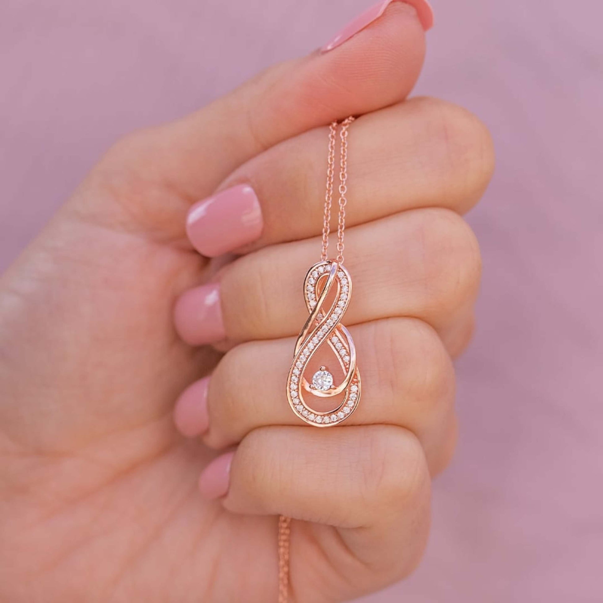 Lab Diamond Pendant Gift For Love