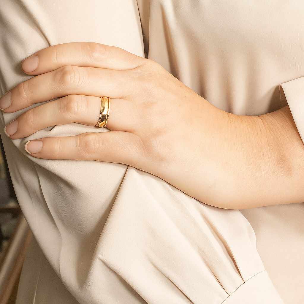 Lab Diamond Wedding Band Anniversary Gift Ring Stackable Band Gift