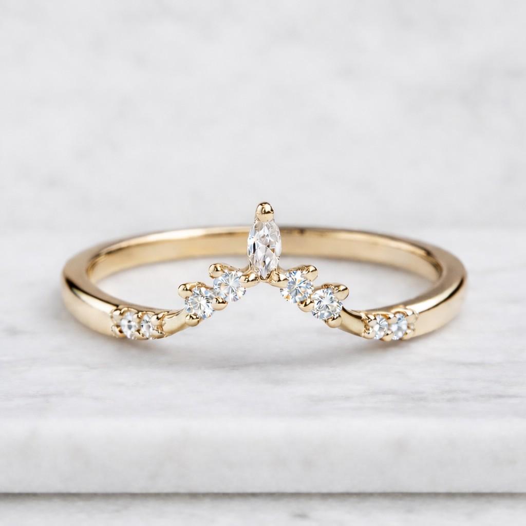 Lab Grown Dainty Anniversary Band