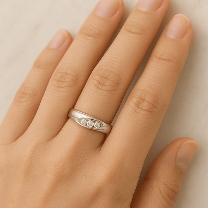 Lab Grown Diamond Anniversary Band, Diamond Wedding Eternity Band, Seven Stone Band for Her, Oval Matching Band for Birthday Gift