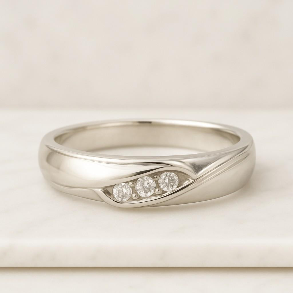 Lab Grown Diamond Anniversary Band Diamond Wedding Eternity Band Seven Stone Band for Her Oval Matching Band or Birthday Gift