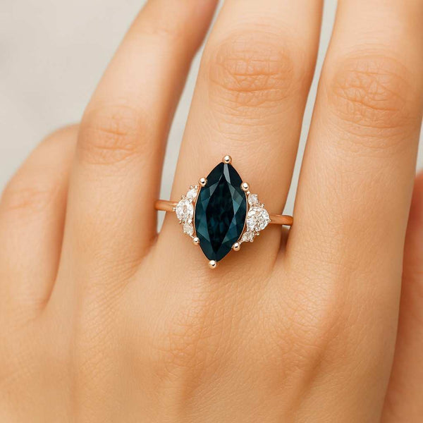 Lab Grown Diamond Anniversary Ring Unique Proposal Ring