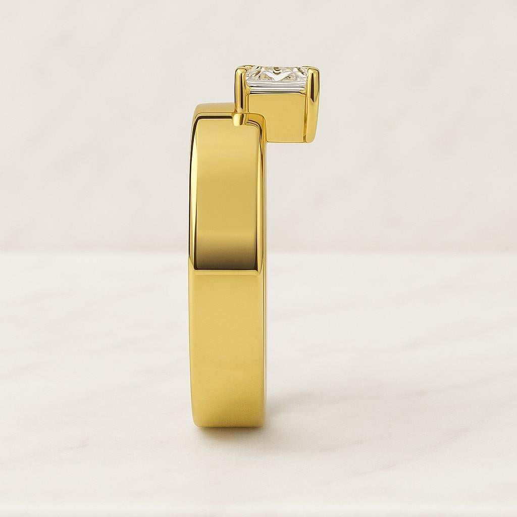 Lab Grown Diamond Band Emerald cut Lab Grown Diamond Band Anniversary Ring For Women